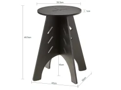 Sobuy , sofá mesa lateral, Prato com rodas, móvel de telefone, HFBT01-K-SCH^ Mesa De Apoio