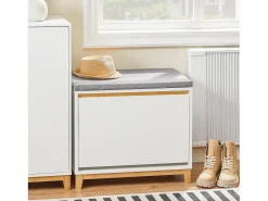 Móvel De Arrumação|Sapateira|Sobuy , suporte para sapatos de entrada, suporte para sapatos, prateleira de sapatos estreita, FSR190-WN Branco
