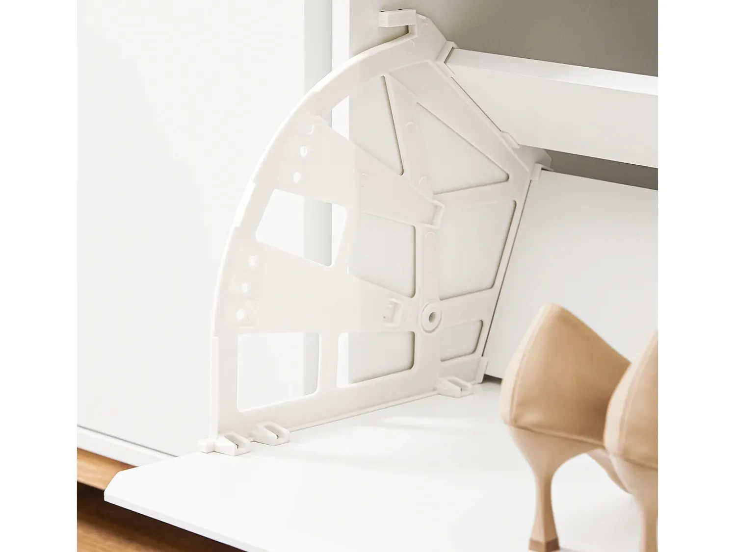 Móvel De Arrumação|Sapateira|Sobuy , suporte para sapatos de entrada, suporte para sapatos, prateleira de sapatos estreita, FSR190-WN Branco