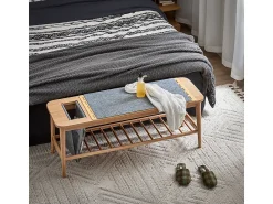 Móvel De Arrumação|Sapateira|Sobuy , Suporte para sapatos de entrada, suporte para sapatos, Prateleira de sapatos de entrada, HFSR02-N Natural claro