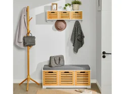 Móvel De Arrumação|Sapateira|Sobuy , Suporte para sapatos de entrada, suporte para sapatos, Prateleira de sapatos de entrada, FSR23-WN Branco