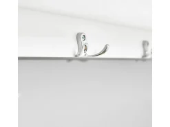 Cabide De Pé|Sobuy , suportes de parede, cabides de parede, Cabide de parede para casacos, FHK19-WN Branco