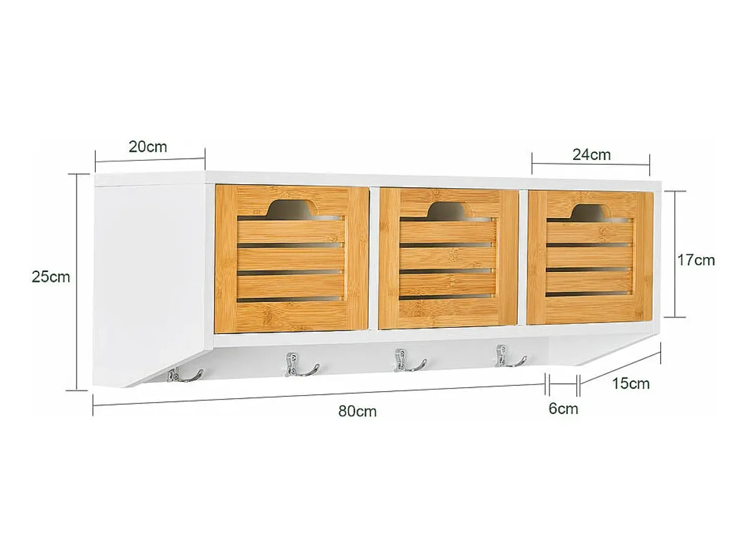 Cabide De Pé|Sobuy , suportes de parede, cabides de parede, Cabide de parede para casacos, FHK19-WN Branco