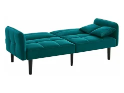 ModernLuxe Sofá 2 em 1 ajustável - 2 lugares - Veludo -^ Sofá
