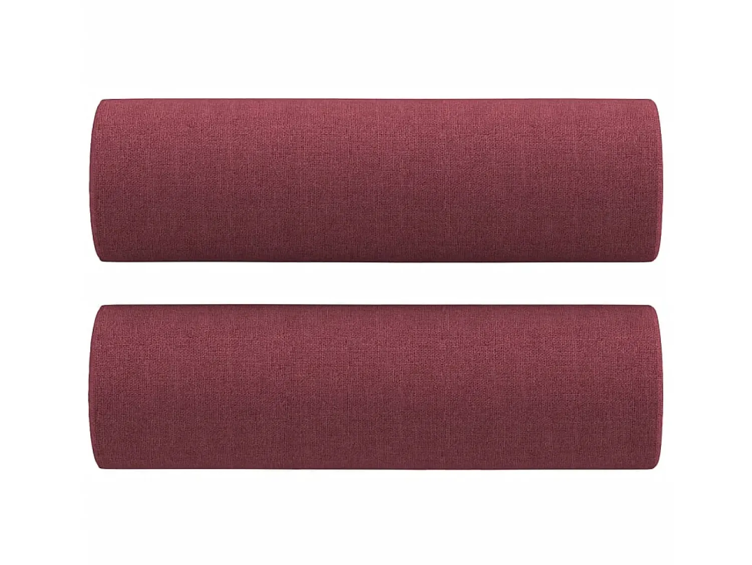 Online Sofá 2 lug. + almofadas decorativas 120cm tecido tinto PT536951 Vermelho