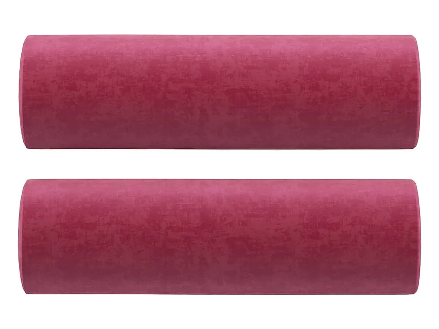 Sofá* Sofá 2 lug. + almofadas decorativas 140cm veludo tinto PT918124 Vermelho