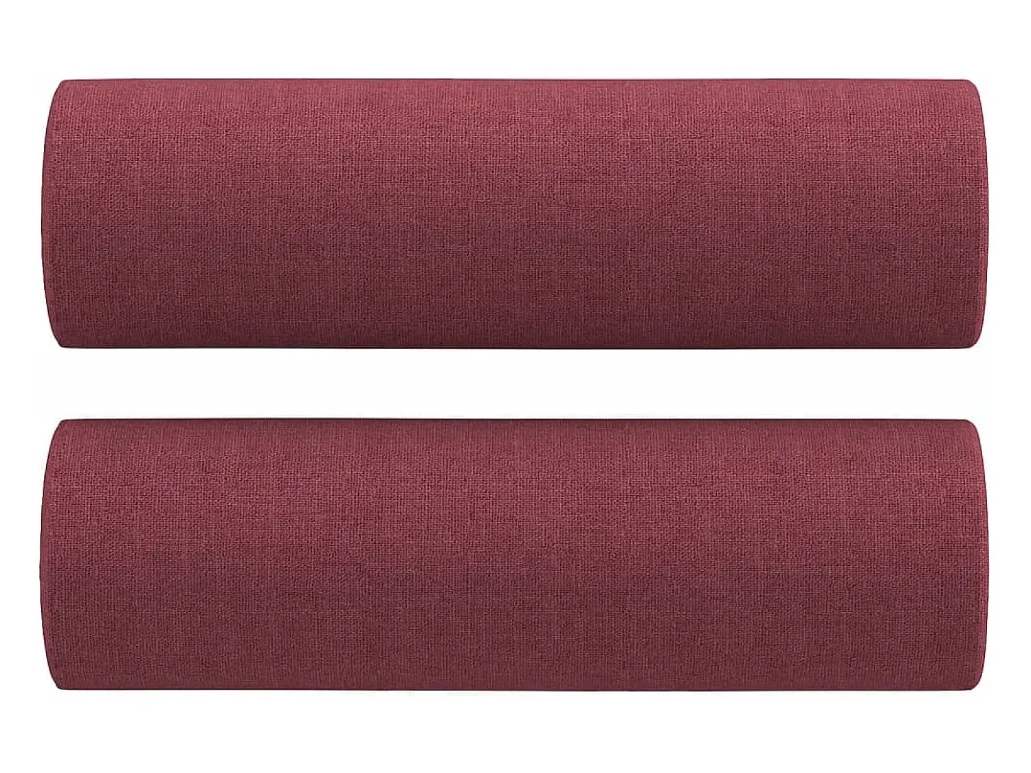 Sofá 2 lug. + almofadas decorativas 140cm tecido tinto PT763954^ Sofá