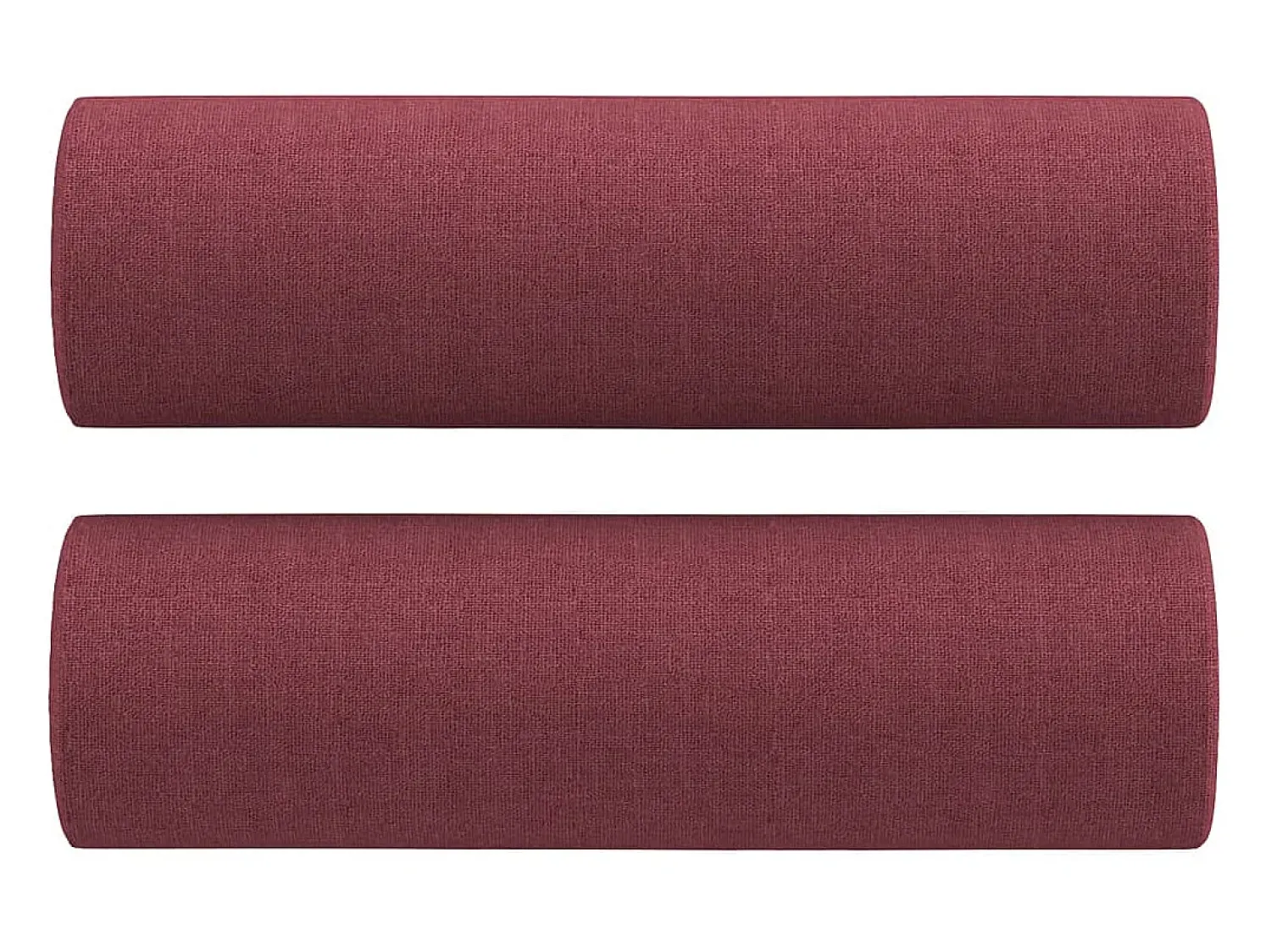 Sofá* Sofá 2 lug. + almofadas decorativas 120cm tecido tinto PT826890 Vermelho