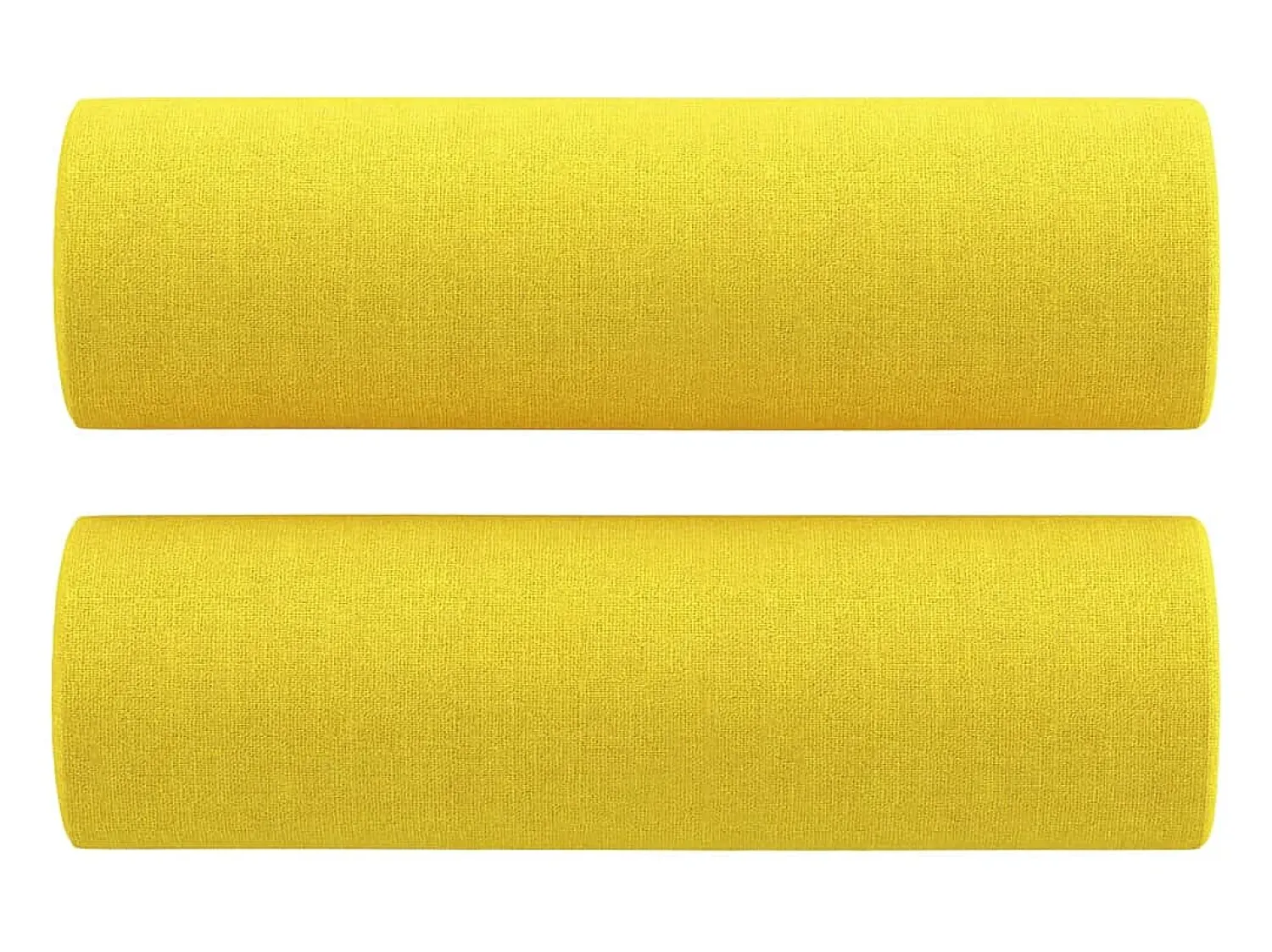 Sofá| Sofá 2 lug. + almofadas decorativas 140 cm tecido -claro PT561248 Amarelo