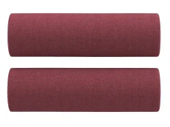 Sofá* Sofá 3 lug. + almofadas decorativas 180cm tecido tinto PT352114 Vermelho