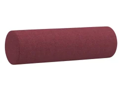 Sofá|vidaxl Sofá 3 lug. + almofadas decorativas 180cm tecido tinto Vermelho