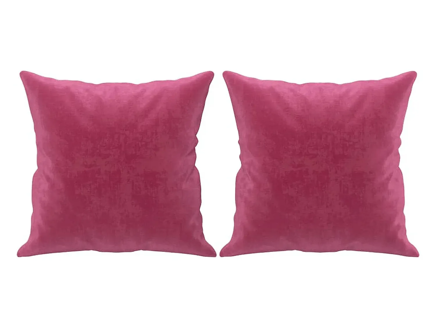 Online Sofá 2 lug. + almofadas decorativas 120cm veludo tinto PT331321 Vermelho