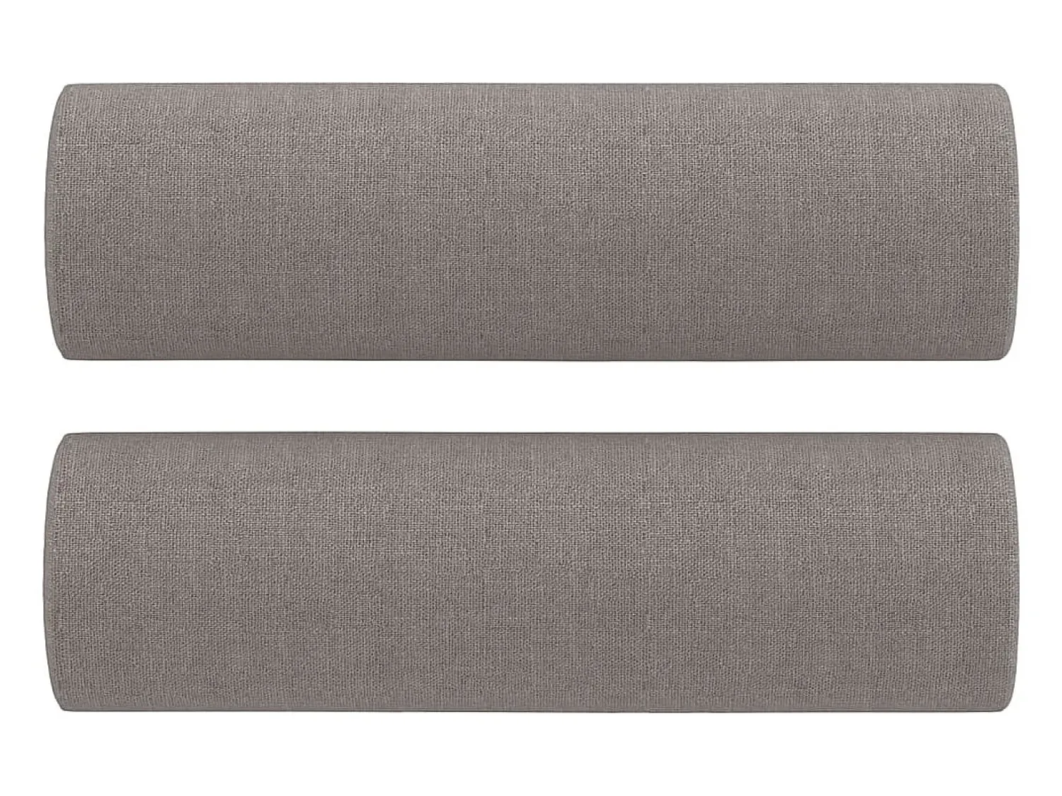 Sofá 2 lug. +almofadas decoração 120cm tecido cinza-acastanhado PT794829^ Sofá