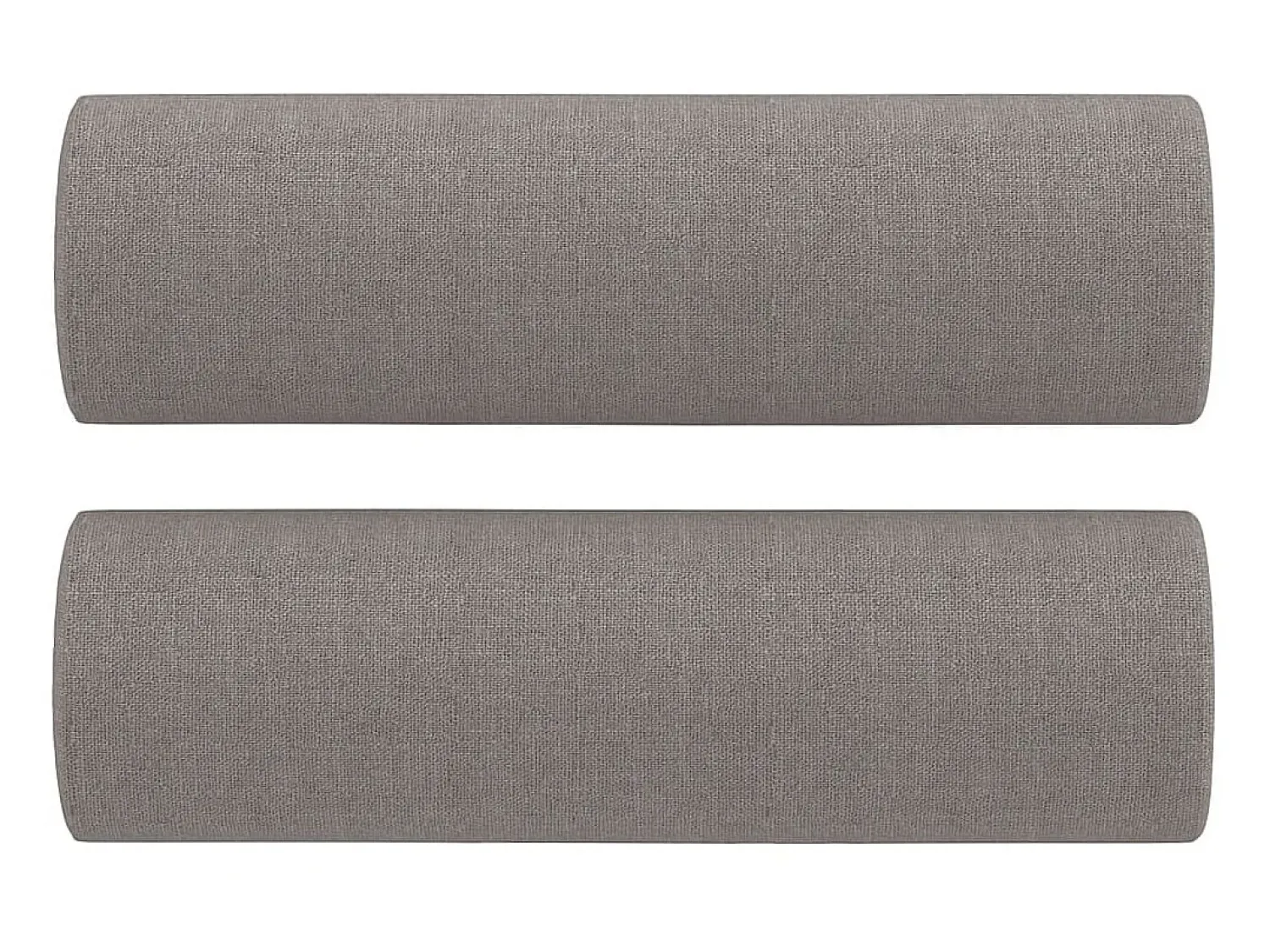 Sale Sofá 2 lug. +almofadas decoração 120cm tecido cinza-acastanhado PT513597 Taupe