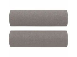 Sofá* Sofá 3 lug. +almofadas decoração 180cm tecido cinza-acastanhado PT121818 Taupe