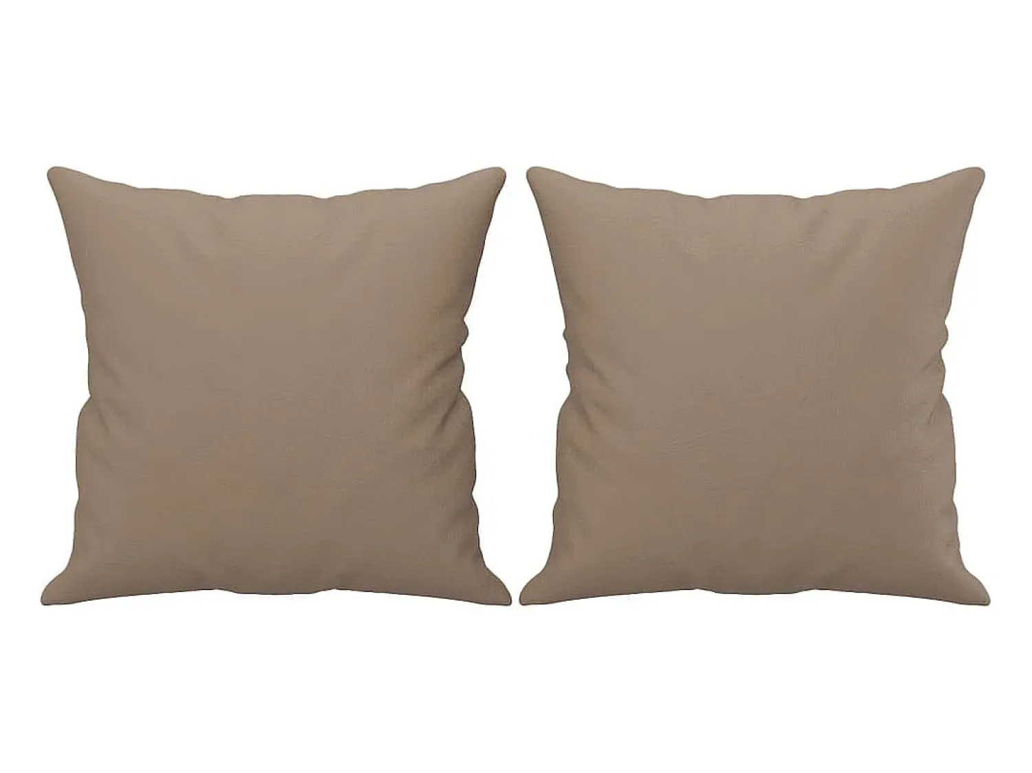 Sofá* Sofá 3 lug. c/ almofadas 180 cm couro artif. cappuccino PT353805 Castanho