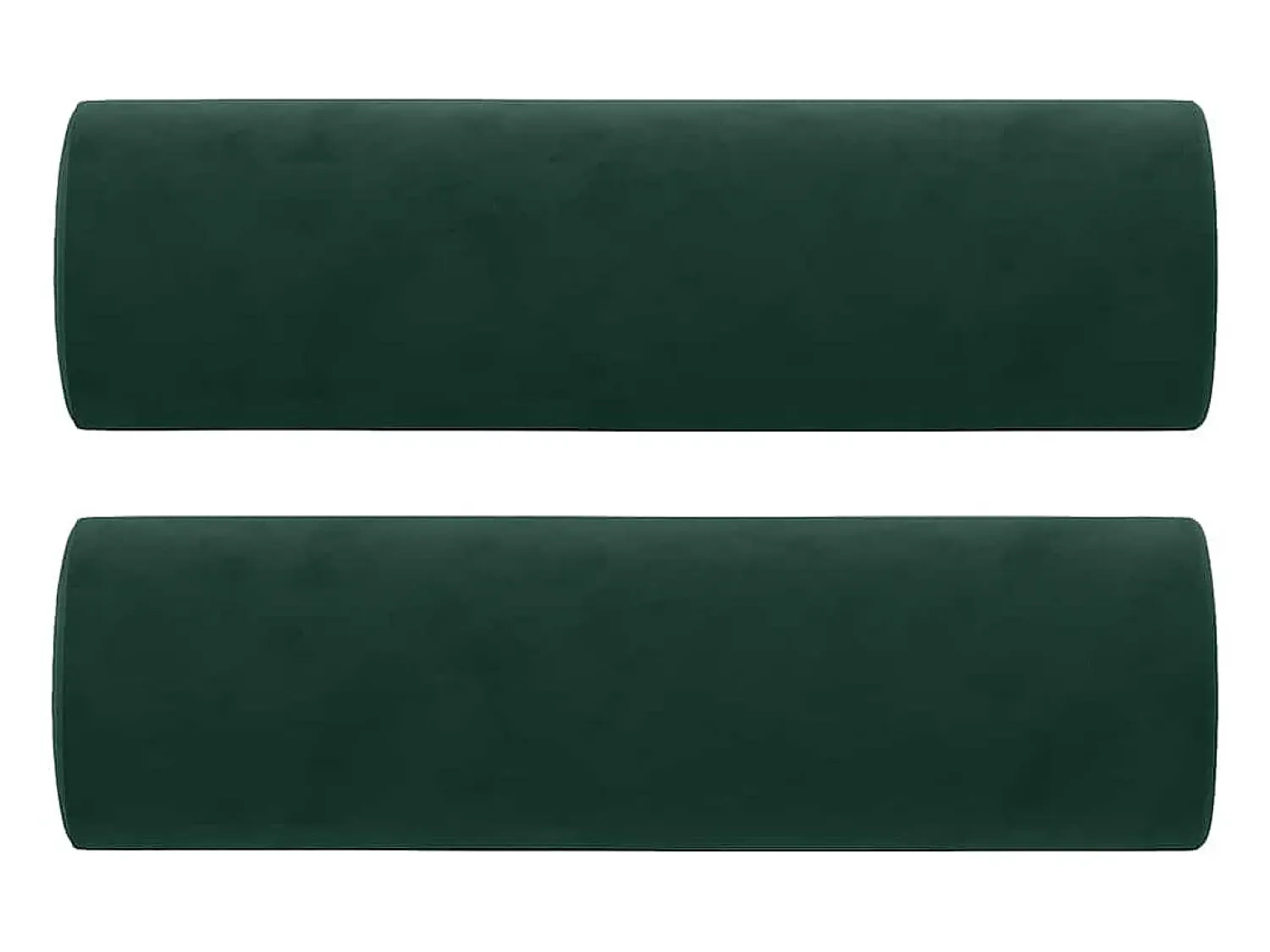 Sale vidaxl Sofá 2 lug. c/ almofadas decorativas 120 cm veludo -escuro Verde