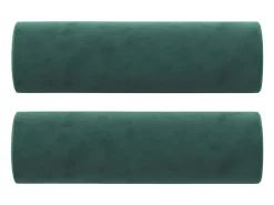 Sofá| Sofá 3 lug. c/ almofadas decorativas 180 cm veludo -escuro PT658530 Verde