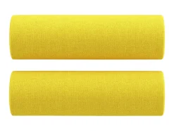 Sofá| Sofá 3 lugares + almofadas decoração 180cm tecido -claro PT867592 Amarelo