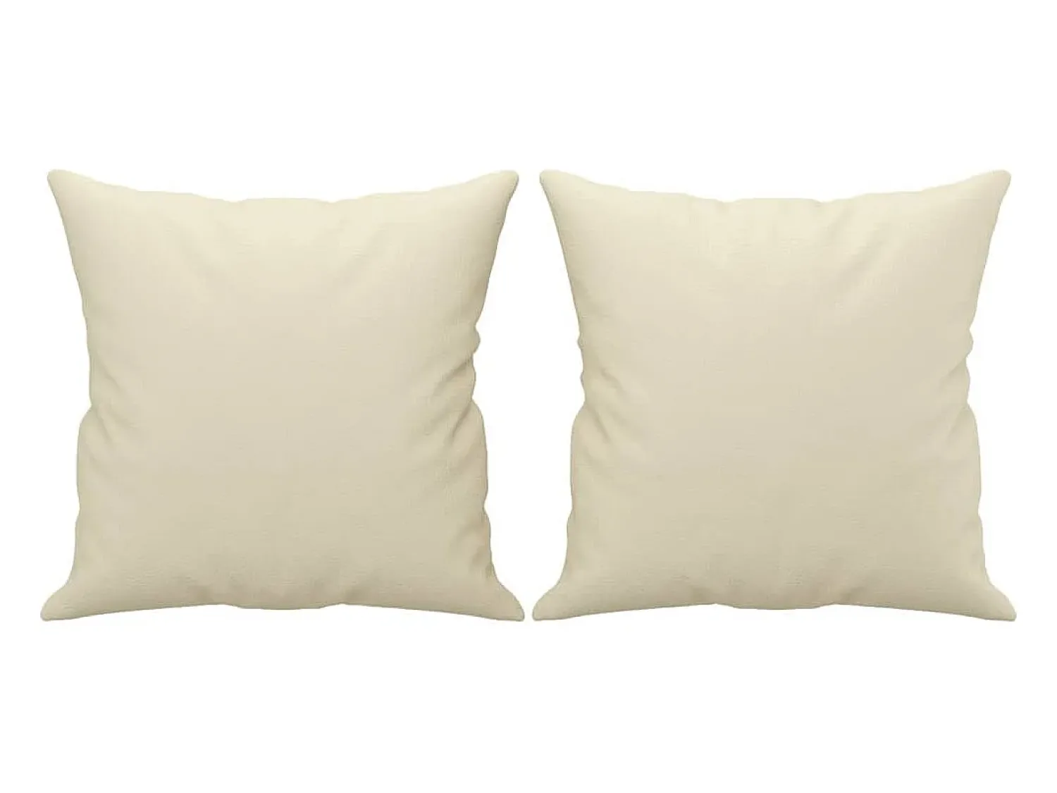 Clearance Sofá 2 lugares + almofadas decorativas 120cm couro artif. PT629917 Creme
