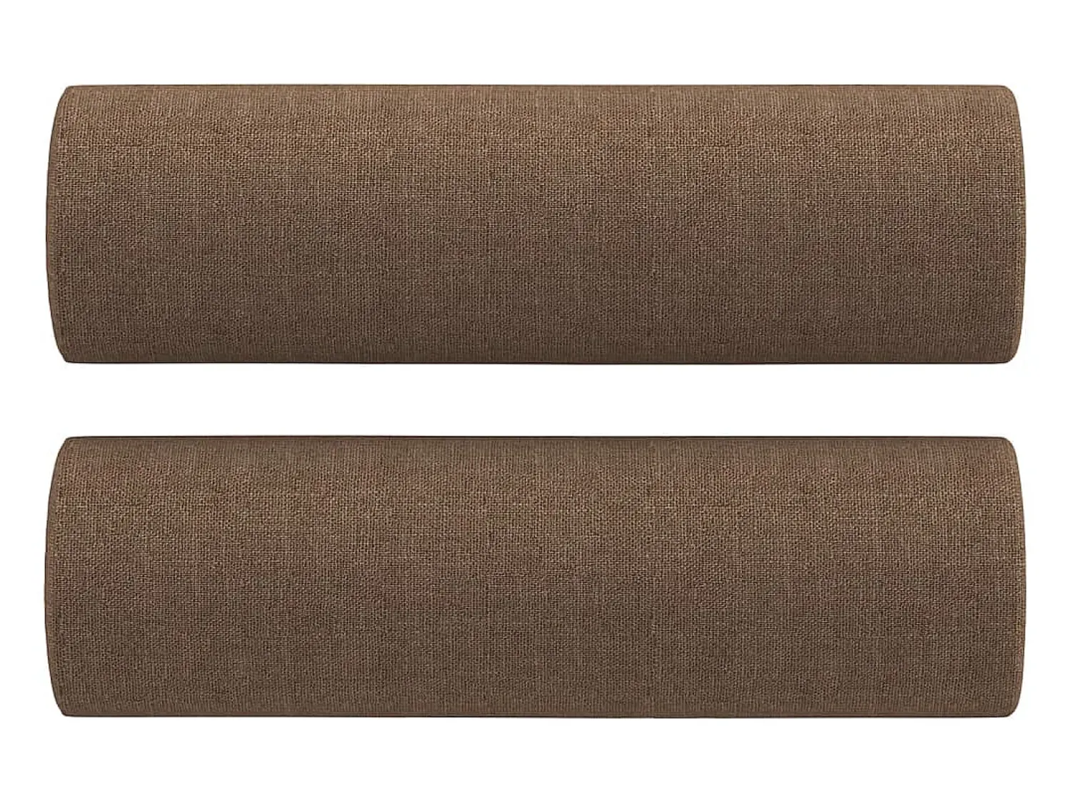 Sofá| Sofá 2 lugares + almofadas decorativas 120 cm tecido PT737445 Castanho