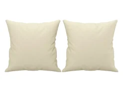 Sofá 2 lugares + almofadas decorativas 120cm couro artif. PT584357^ Sofá