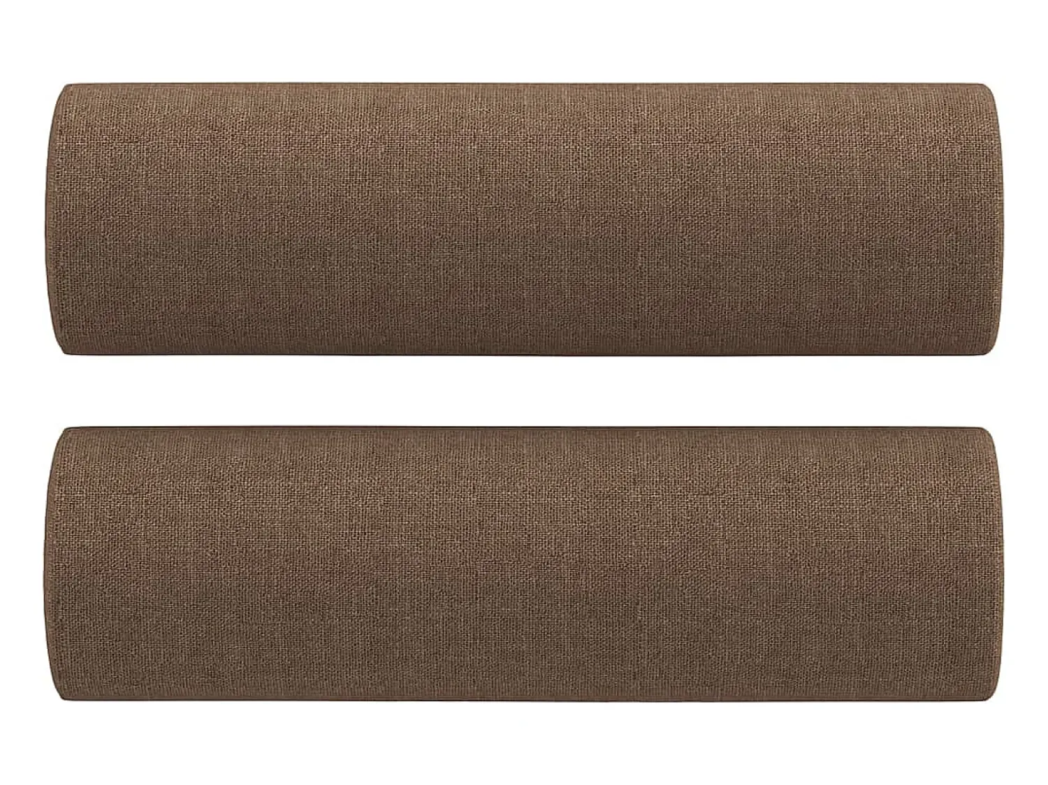 Sofá| Sofá 2 lugares + almofadas decorativas 140 cm tecido PT840933 Castanho