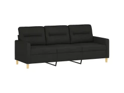 Sofá 3 lugares + almofadas decorativas 180 cm tecido PT983626^ Sofá