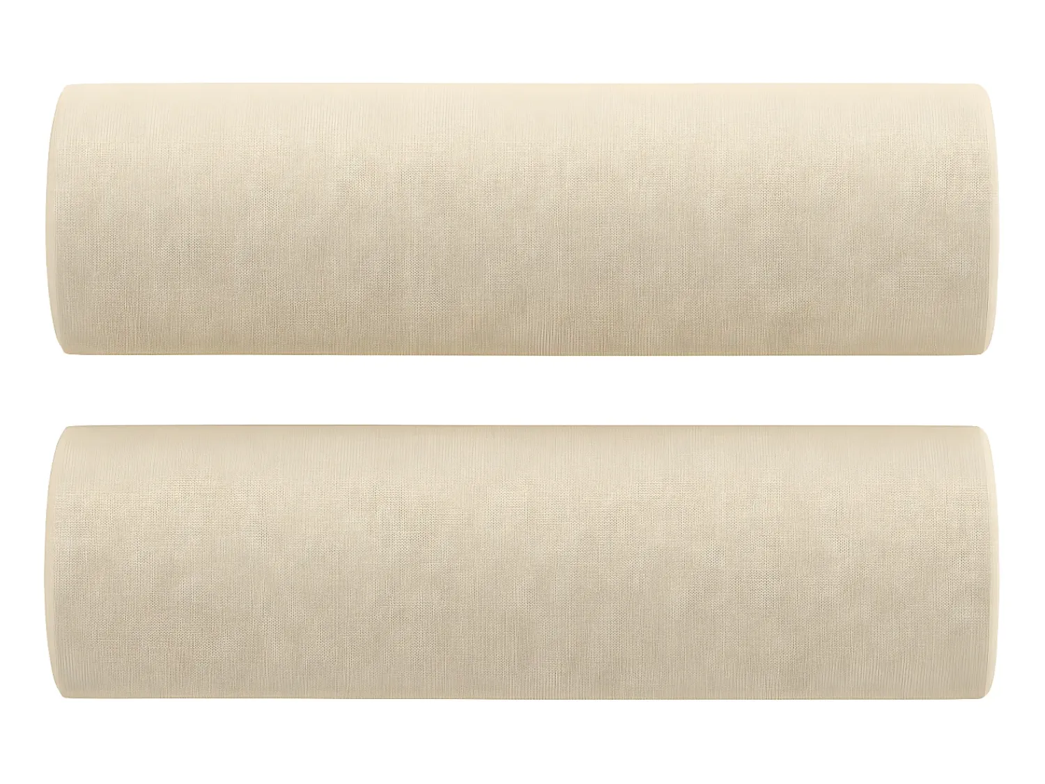 Sofá* Sofá 2 lugares + almofadas decorativas 140 cm tecido cor PT372919 Creme