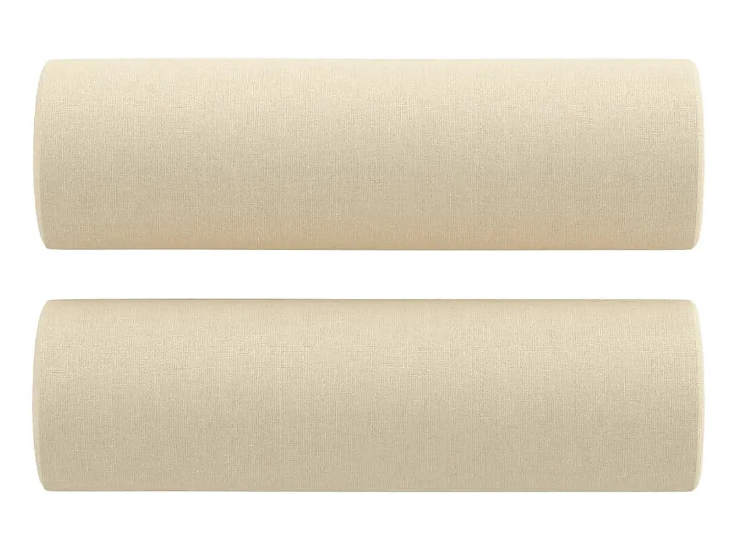 Online Sofá 3 lugares + almofadas decorativas 180 cm tecido cor PT182947 Creme