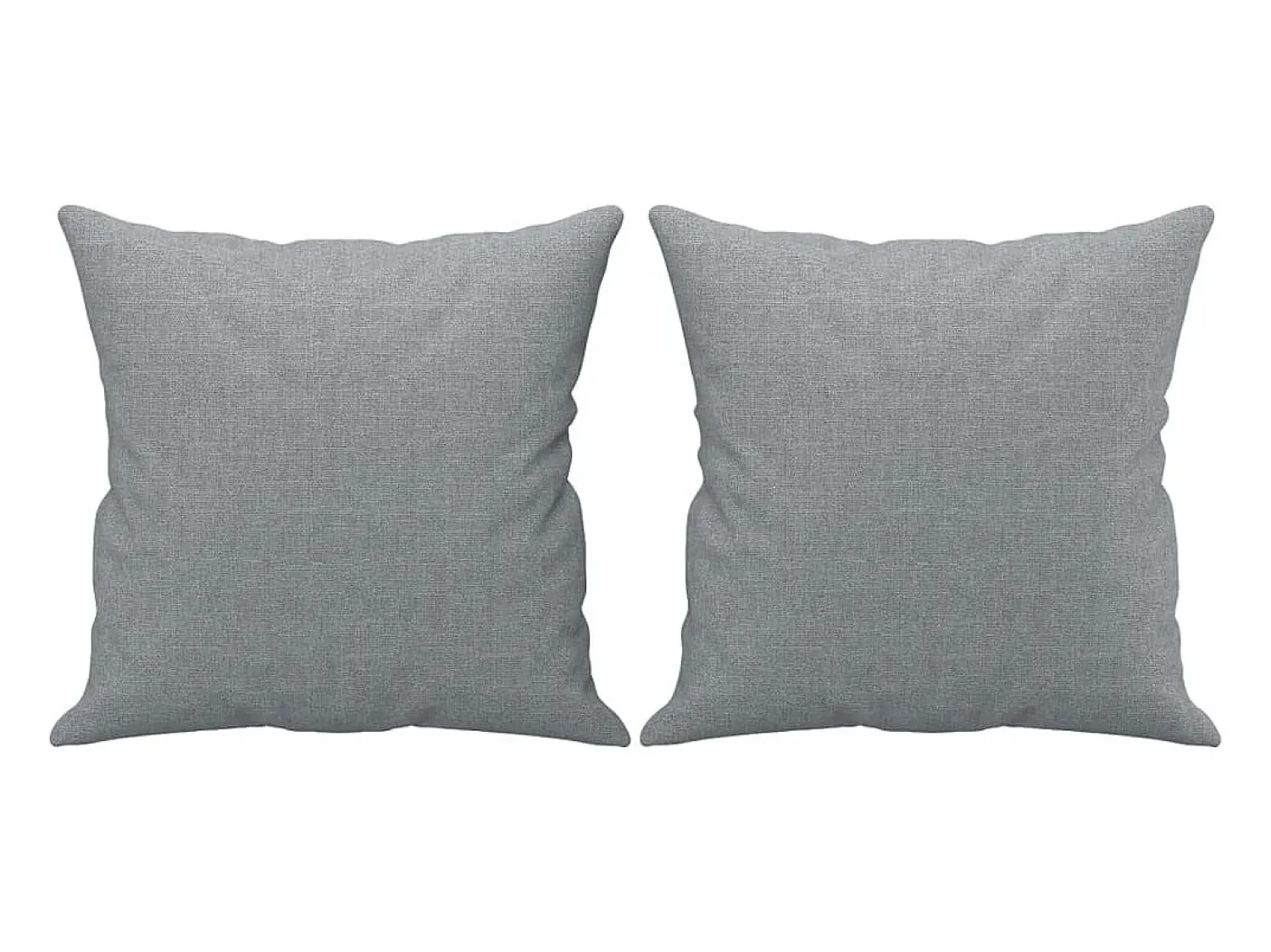 Sofá* Sofá 2 lugares + almofadas decorativas 120cm tecido cinza-claro PT148539 Cinzento claro