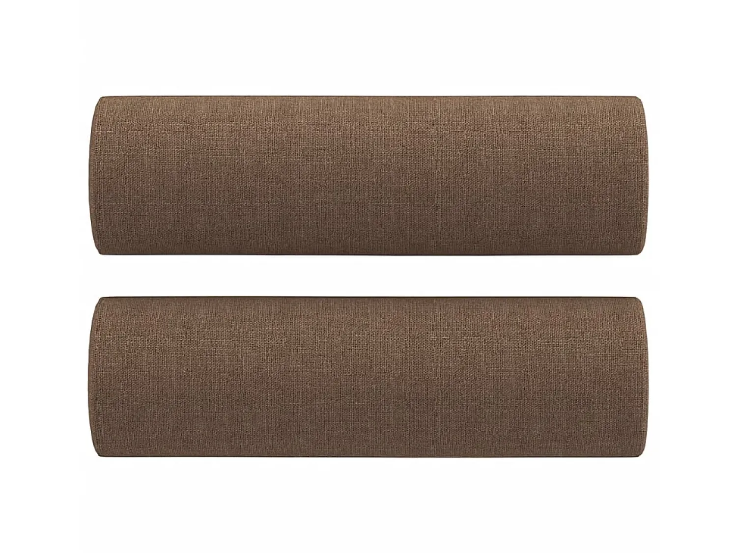 Sofá| Sofá 2 lugares + almofadas decorativas 120 cm tecido PT491685 Castanho