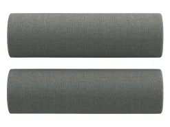 Sofá* Sofá 3 lugares + almofadas decoração 180 cm tecido cinza-escuro PT795706 Cinzento