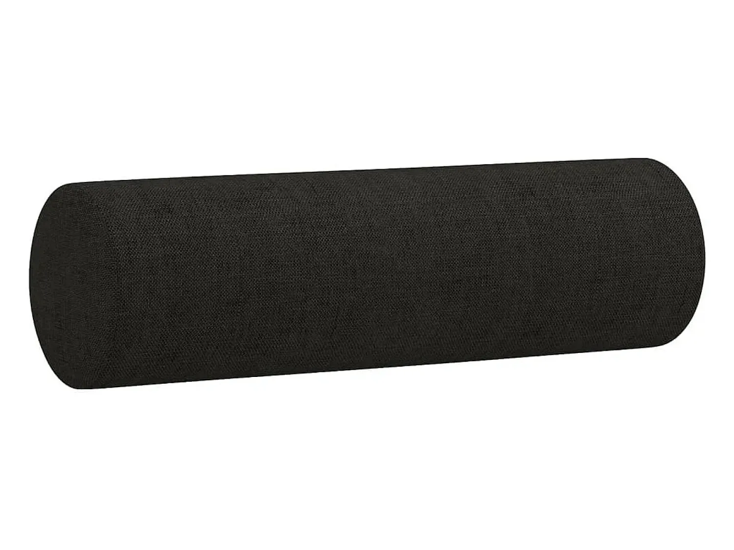 Online vidaxl Sofá 2 lugares + almofadas decorativas 120 cm tecido Preto