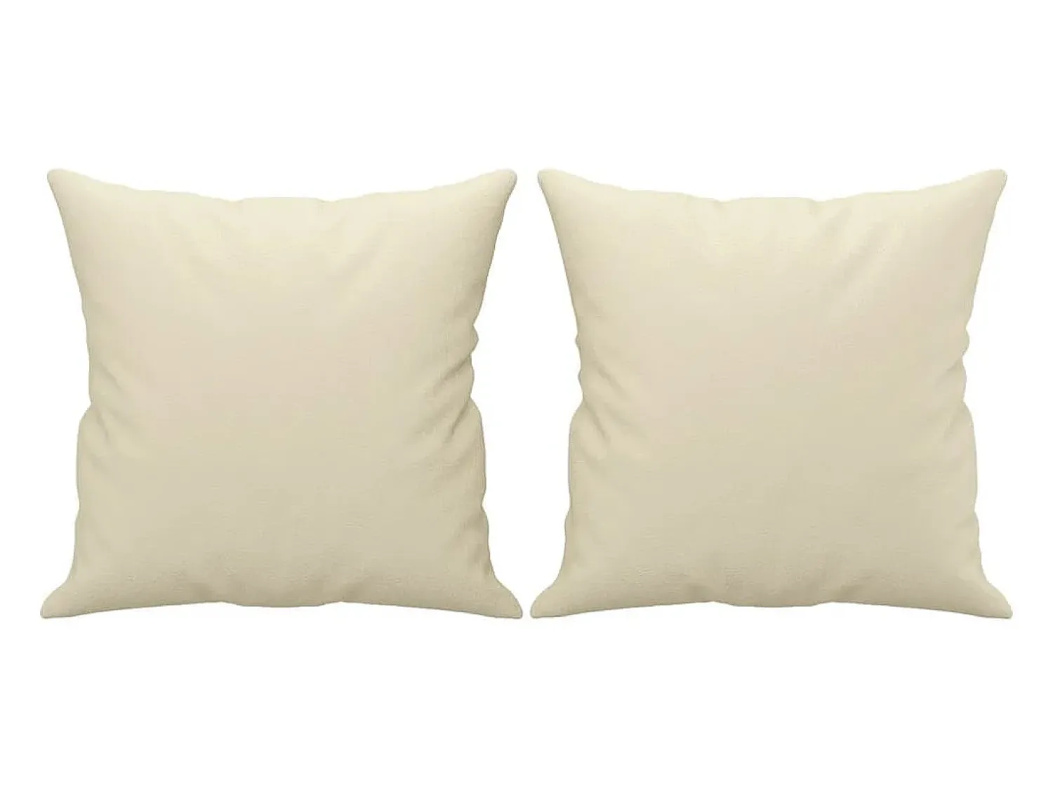 Sale vidaxl Sofá 2 lugares + almofadas decorativas 120cm couro artif. Creme