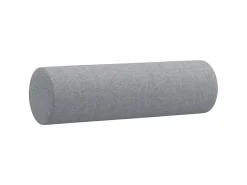 Sofá 2 lugares + almofadas decorativas 120cm tecido cinza-claro PT740532^ Sofá