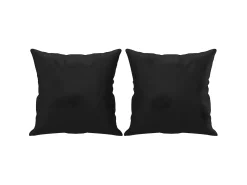 Sofá 2 lugares + almofadas decorativas 120cm couro artif. PT128697^ Sofá