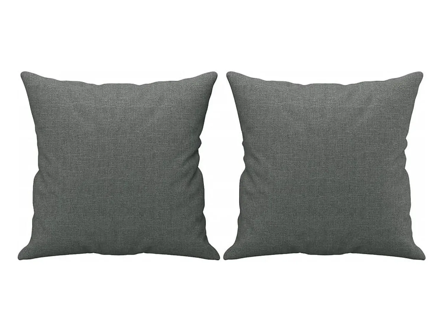 Clearance Sofá 3 lugares + almofadas decoração 180 cm tecido cinza-escuro PT416054 Cinzento