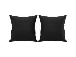 Sofá* Sofá 3 lugares + almofadas decoração 180 cm couro artif. PT367681 Preto