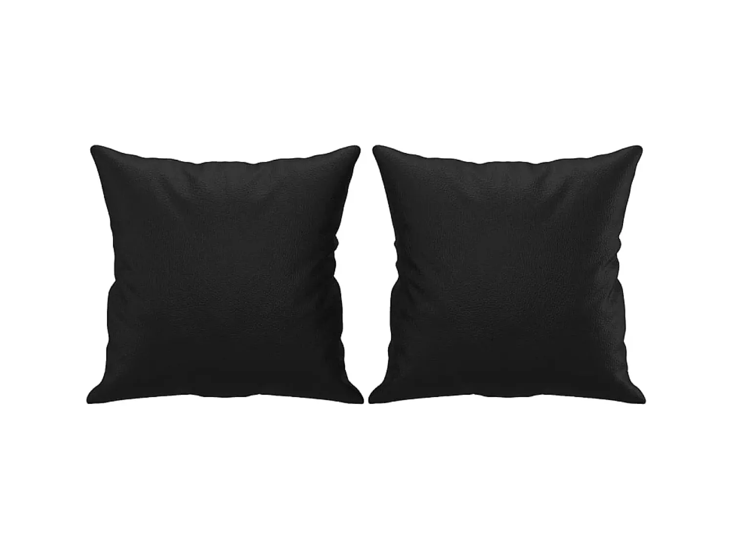 Sofá* Sofá 3 lugares + almofadas decoração 180 cm couro artif. PT367681 Preto