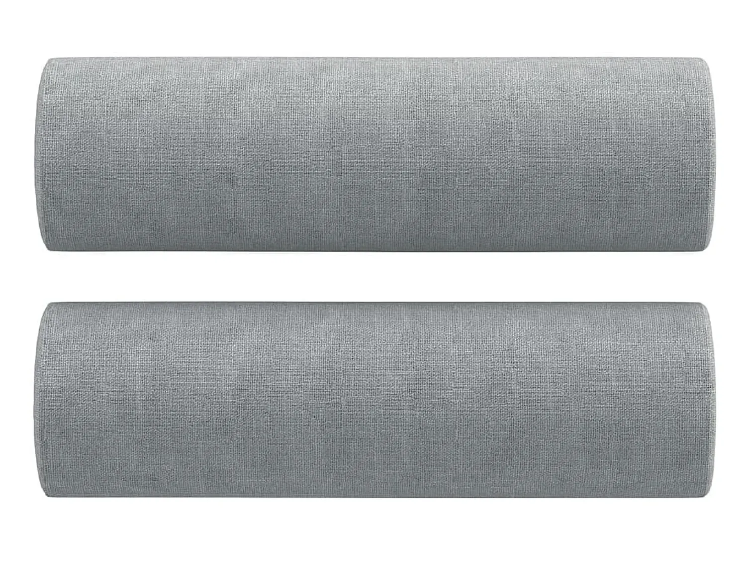 Best Sofá 3 lugares + almofadas decorativas 180cm tecido cinza-claro PT683583 Cinzento