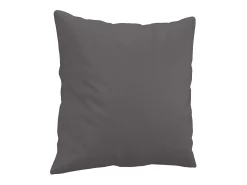 Sofá*vidaxl Sofá 2 lugares + almofadas decorativas 140cm couro artif. cinza Cinzento