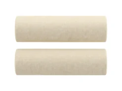 Online Sofá 2 lugares + almofadas decorativas 120 cm tecido cor PT883776 Creme