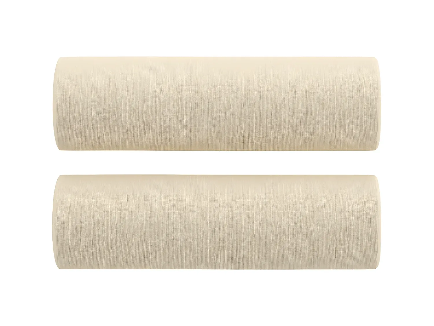Online Sofá 2 lugares + almofadas decorativas 120 cm tecido cor PT883776 Creme