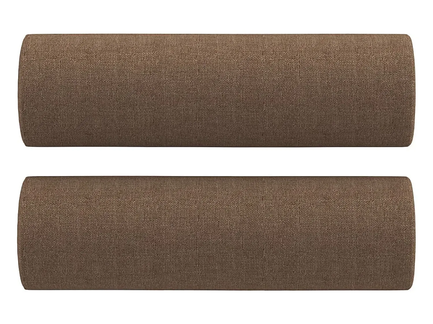 Best Sofá 2 lugares + almofadas decorativas 140 cm tecido PT539340 Castanho