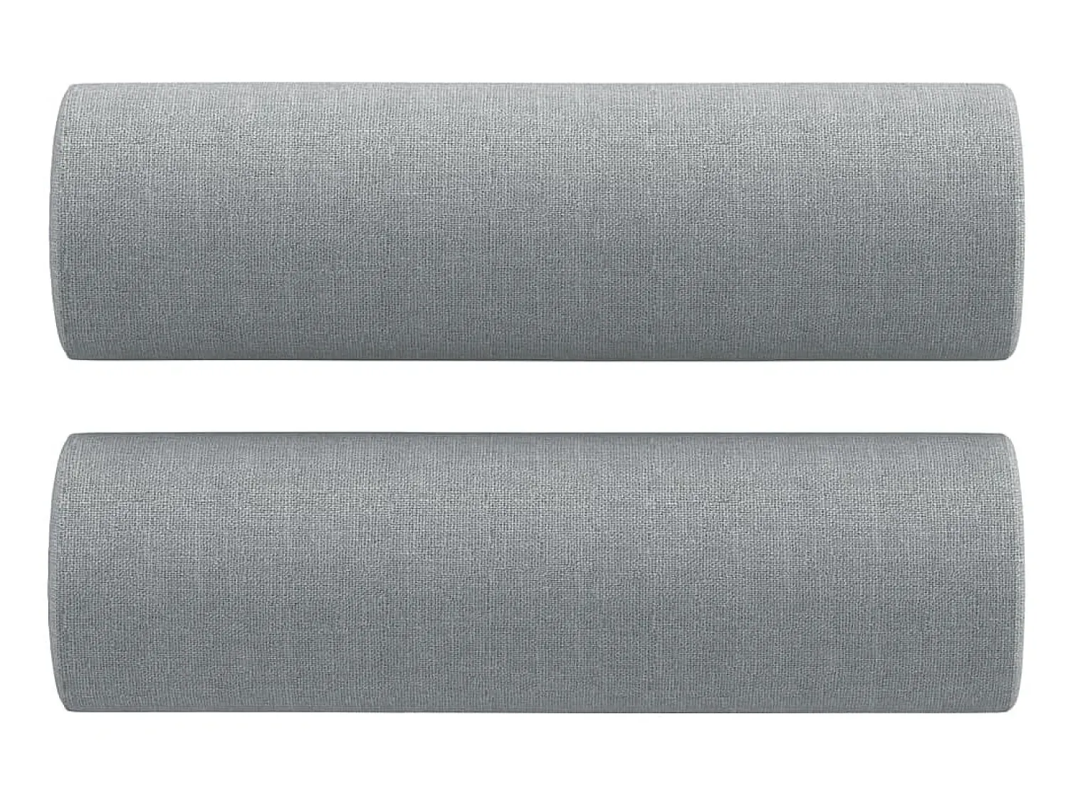 Sofá| Sofá 2 lugares + almofadas decorativas 120cm tecido cinza-claro PT441150 Cinzento