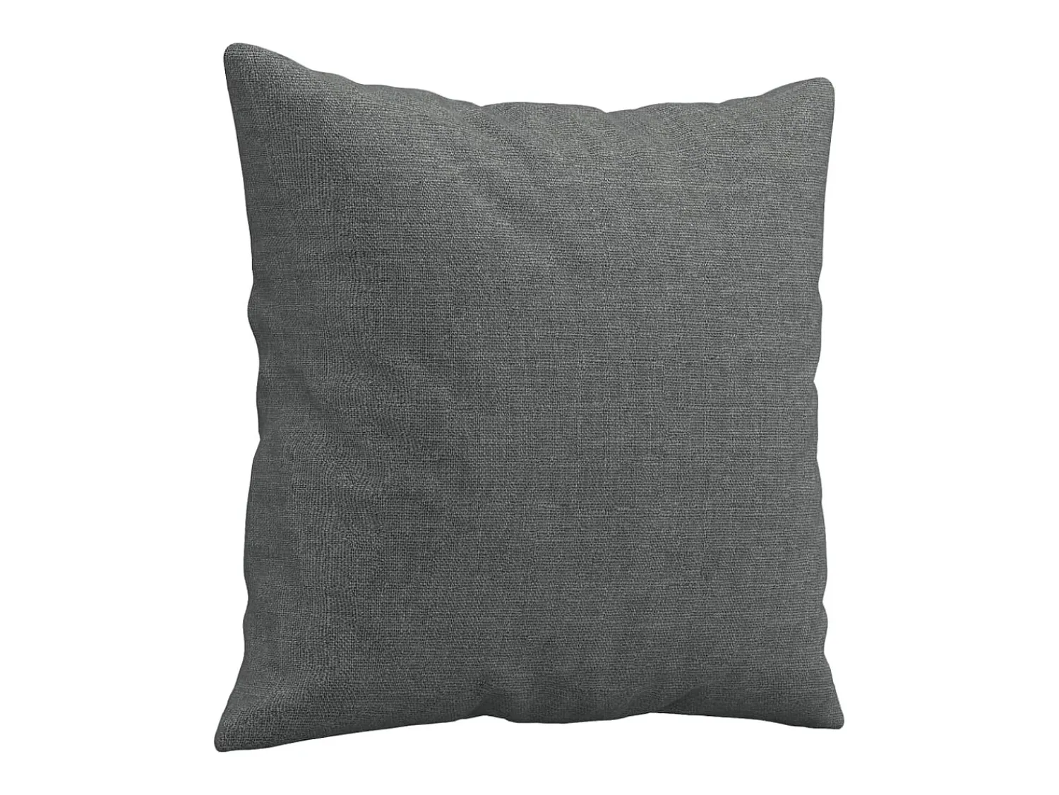 Sofá*vidaxl Sofá 3 lugares + almofadas decoração 180 cm tecido cinza-escuro Cinzento