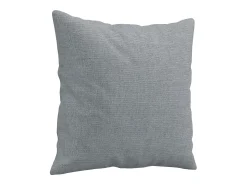 Sofá|vidaxl Sofá 3 lugares + almofadas decorativas 180cm tecido cinza-claro Cinzento