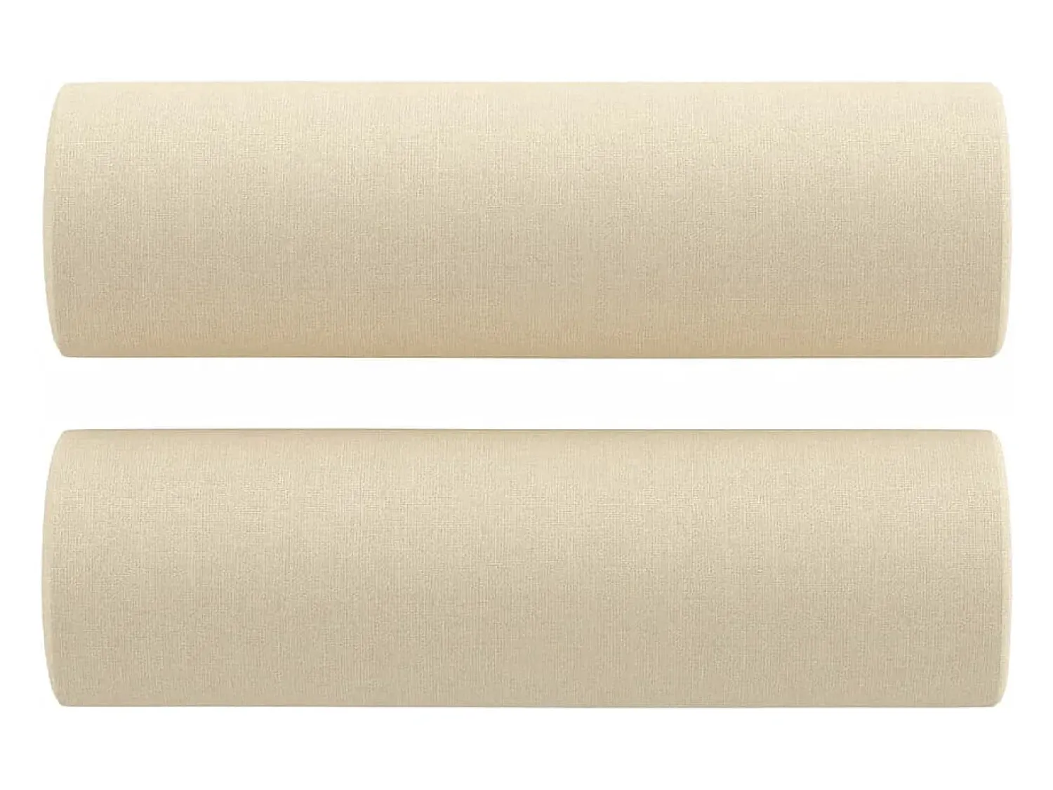 Sofá* Sofá 2 lugares + almofadas decorativas 140 cm tecido cor PT296528 Creme