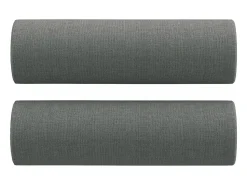 Sale Sofá 2 lugares +almofadas decorativas 140cm tecido cinza-escuro PT834297 Cinzento